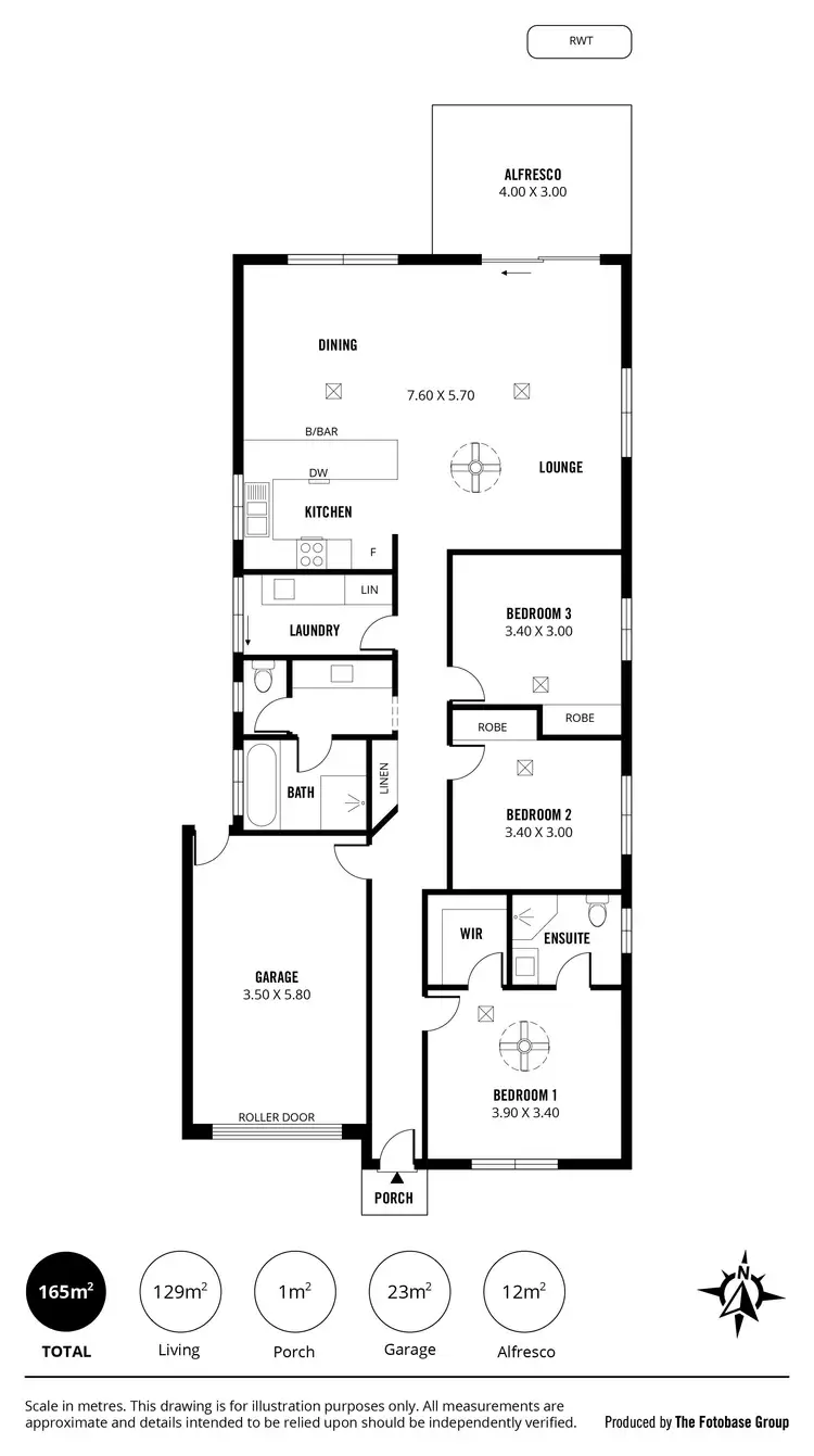Floorplan of Homely house listing, 109B Kenihans Road, Happy Valley SA 5159