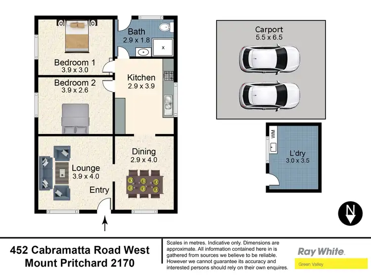 Floorplan of Homely house listing, 452 Cabramatta Road West, Mount Pritchard NSW 2170