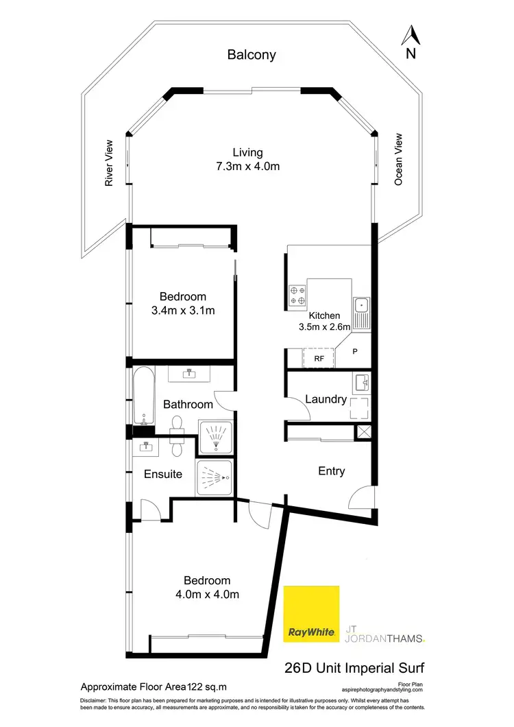 Floorplan of Homely apartment listing, 26D/80 The Esplanade, Surfers Paradise QLD 4217