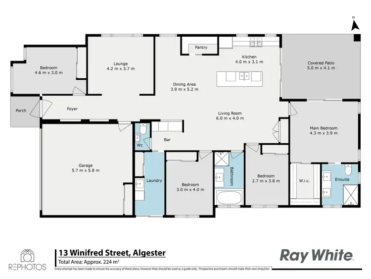 Floorplan of Homely house listing, 13 Winifred Street, Algester QLD 4115