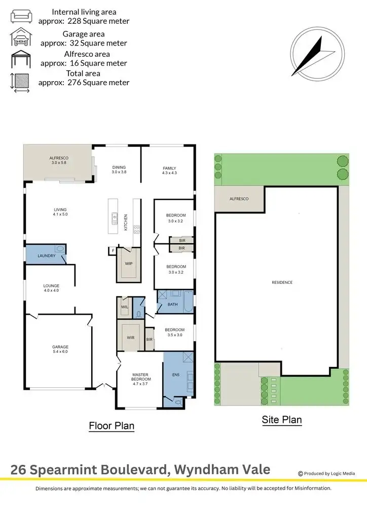Floorplan of Homely other listing, 26 Spearmint Boulevard, Manor Lakes VIC 3024