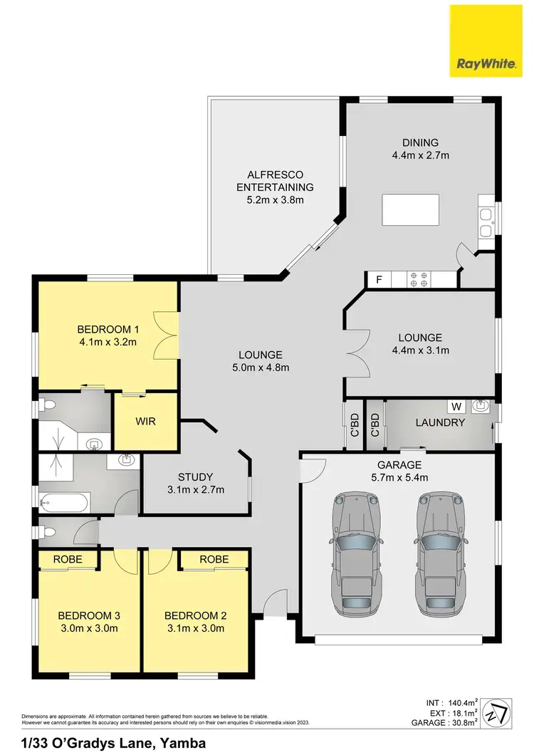 Floorplan of Homely house listing, 1/33 O'Gradys Lane, Yamba NSW 2464