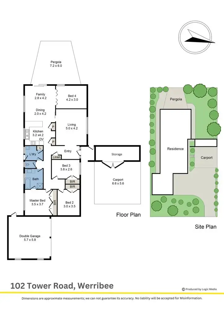 Floorplan of Homely house listing, 102 Tower Road, Werribee VIC 3030