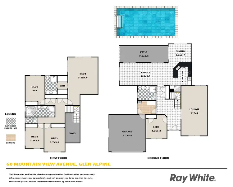 Floorplan of Homely house listing, 60 Mountain View Avenue, Glen Alpine NSW 2560
