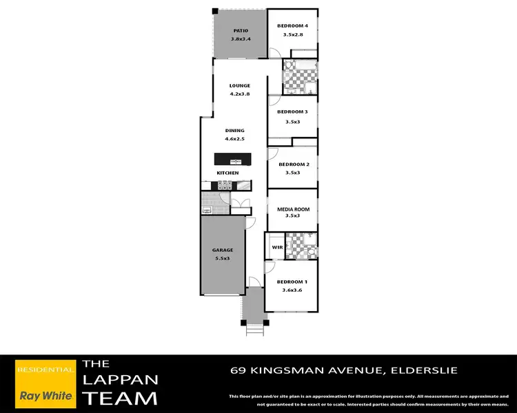 Floorplan of Homely house listing, 69 Kingsman Avenue, Elderslie NSW 2570