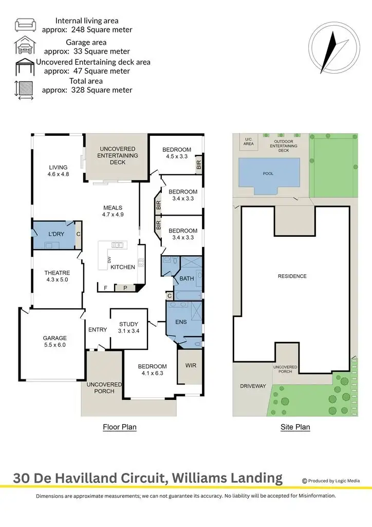 Floorplan of Homely house listing, 30 De Havilland Circuit, Williams Landing VIC 3027