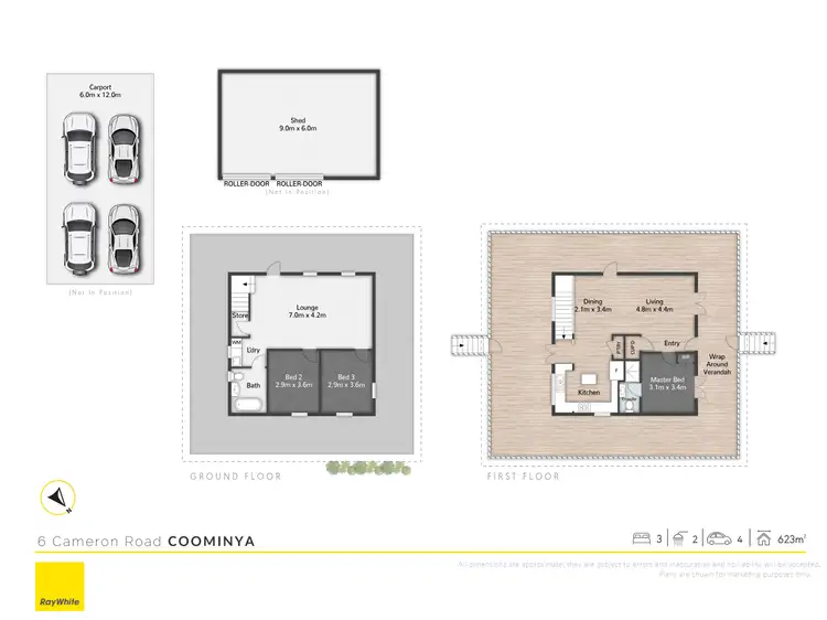 Floorplan of Homely house listing, 6 Cameron Road, Coominya QLD 4311
