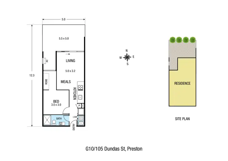 Floorplan of Homely apartment listing, 10/105 Dundas Street, Preston VIC 3072