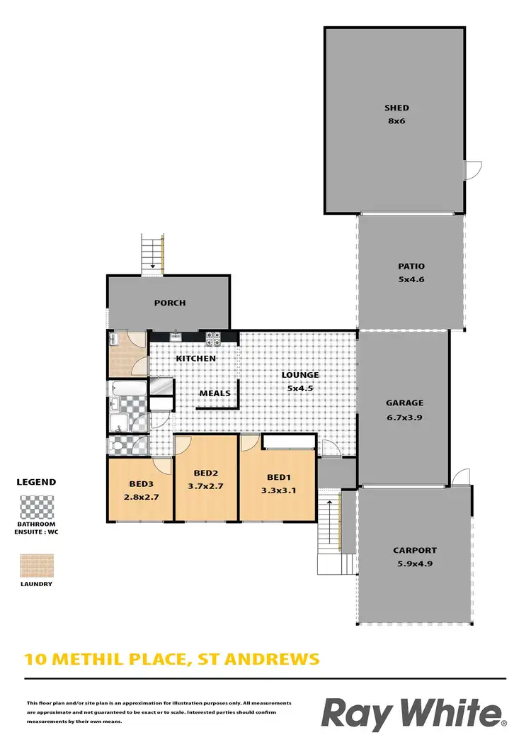 Floorplan of Homely house listing, 10 Methil Place, St Andrews NSW 2566