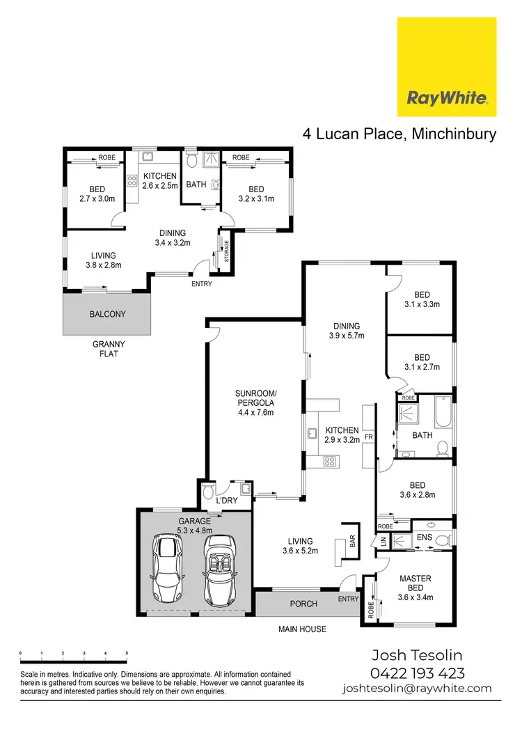 Floorplan of Homely house listing, 4 & 4A Lucan Place, Minchinbury NSW 2770