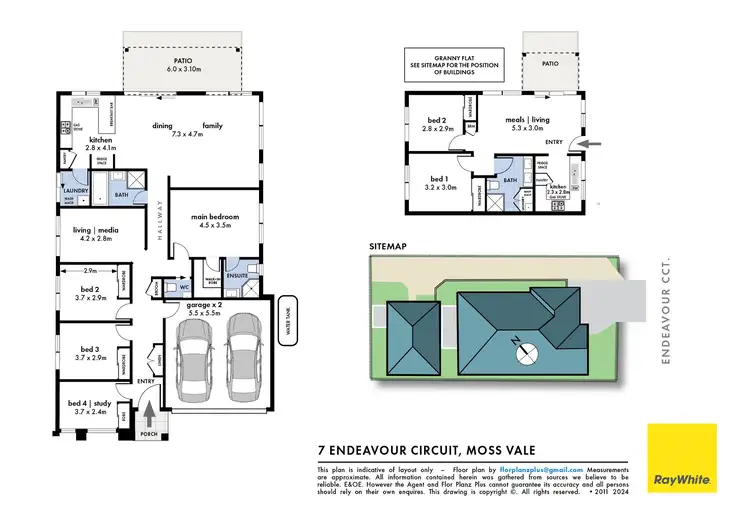 Floorplan of Homely house listing, 7 Endeavour Circuit, Moss Vale NSW 2577