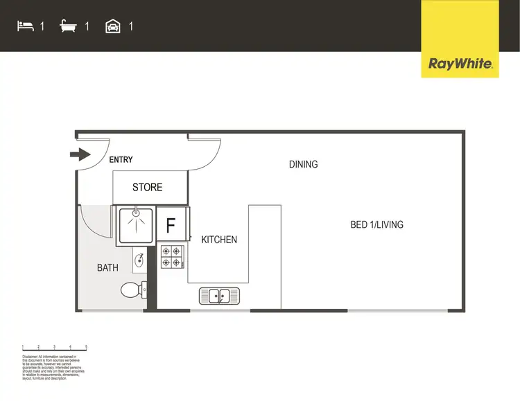 Floorplan of Homely unit listing, 64/3 Waddell Place, Curtin ACT 2605