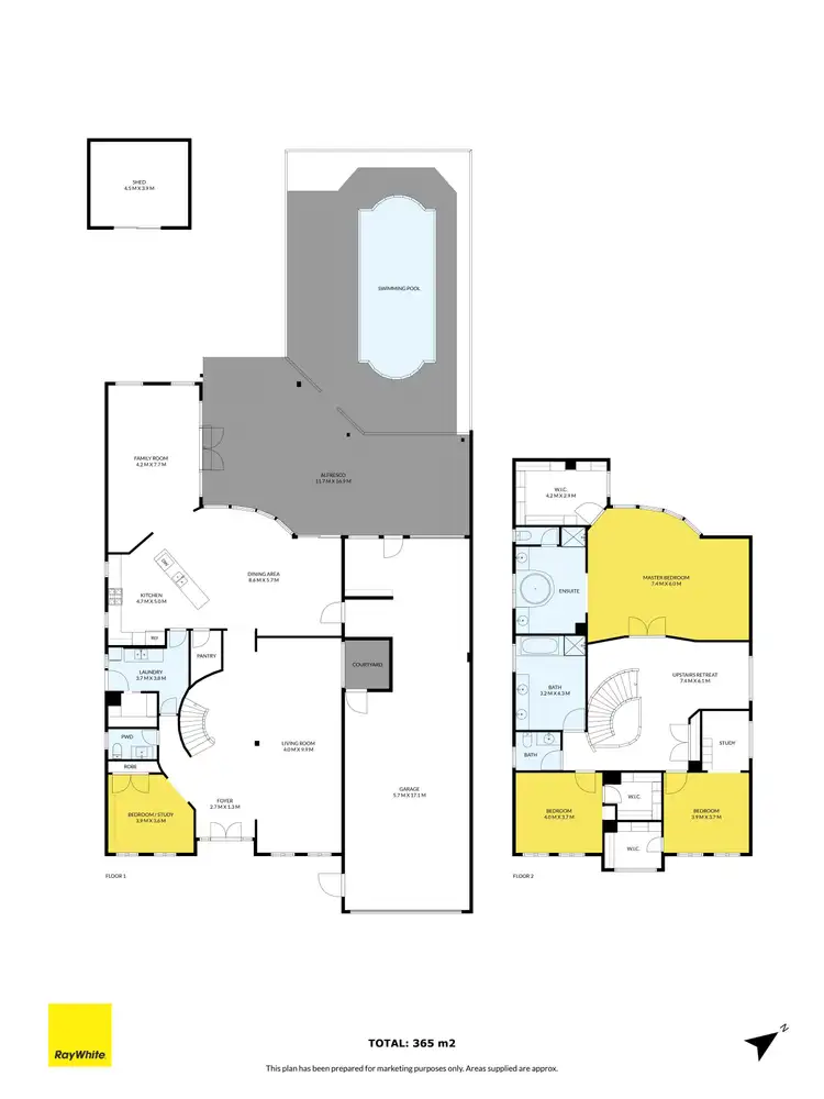 Floorplan of Homely house listing, 8 Plenty Close, Taylors Lakes VIC 3038