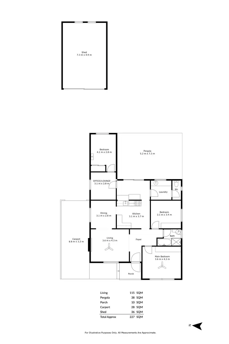 Floorplan of Homely house listing, 33 Whaddon Road, Brooklyn Park SA 5032