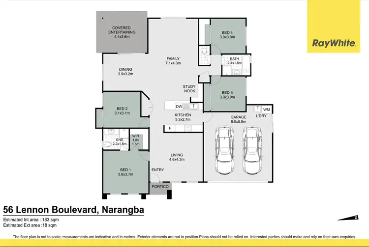 Floorplan of Homely house listing, 56 Lennon Boulevard, Narangba QLD 4504