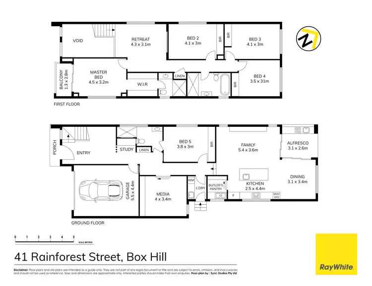 Floorplan of Homely house listing, 41 Rainforest Street, Box Hill NSW 2765