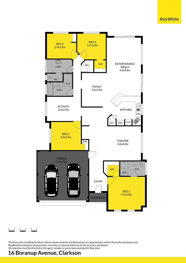 Floorplan of Homely house listing, 16 Boranup Avenue, Clarkson WA 6030