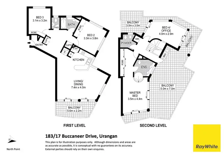 Floorplan of Homely apartment listing, 183/17 Buccaneer Drive, Urangan QLD 4655
