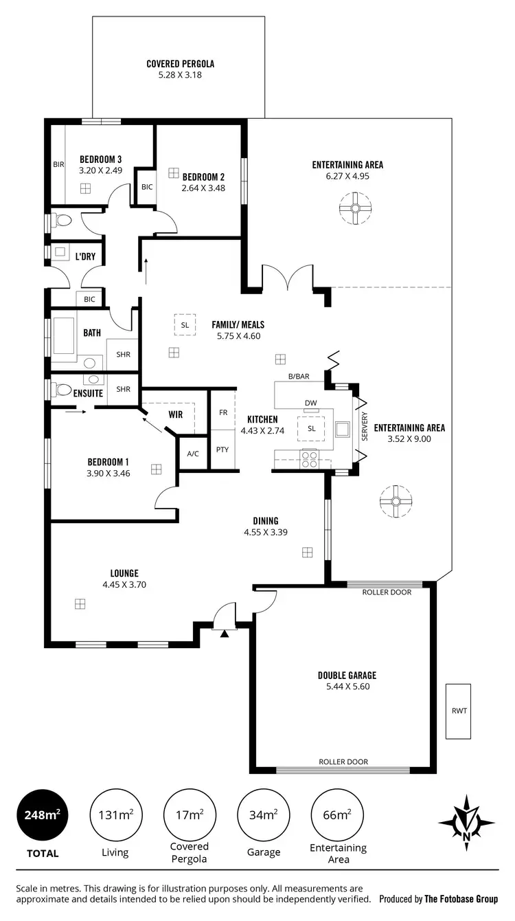 Floorplan of Homely house listing, 15 Songlark Grove, Flagstaff Hill SA 5159