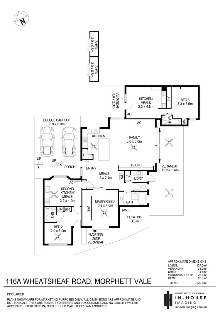 Floorplan of Homely house listing, 116A Wheatsheaf Road, Morphett Vale SA 5162