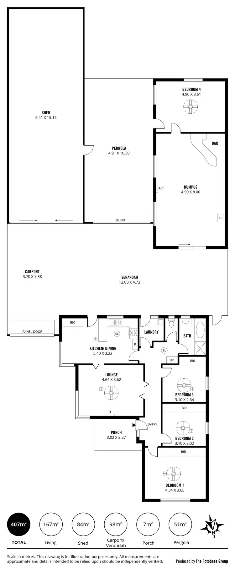 Floorplan of Homely house listing, 66 Wandana Terrace, Taperoo SA 5017