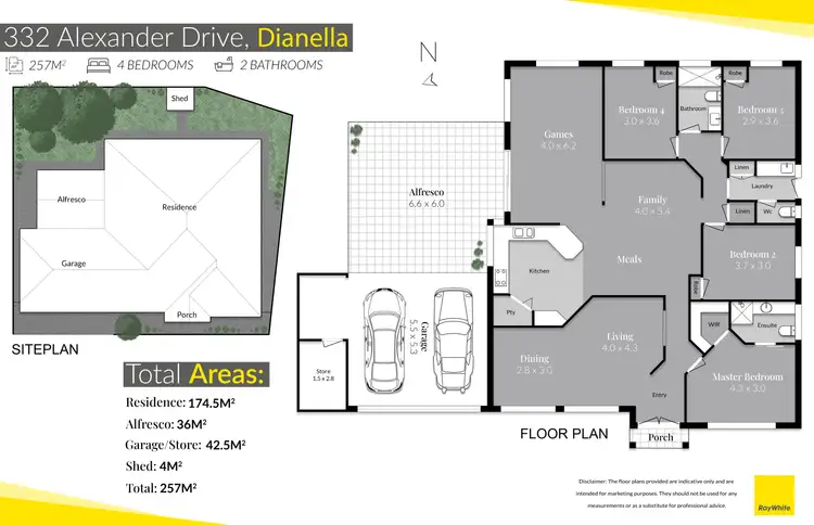 Floorplan of Homely house listing, 332 Alexander Drive, Dianella WA 6059
