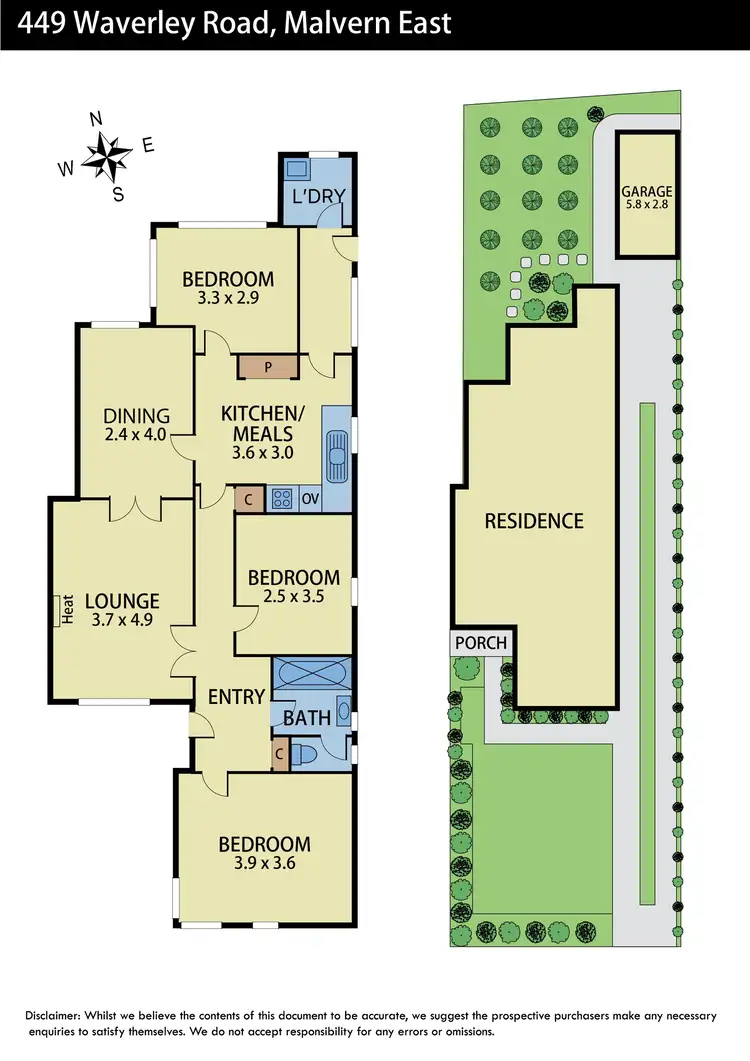 Floorplan of Homely house listing, 449 Waverley Road, Malvern East VIC 3145