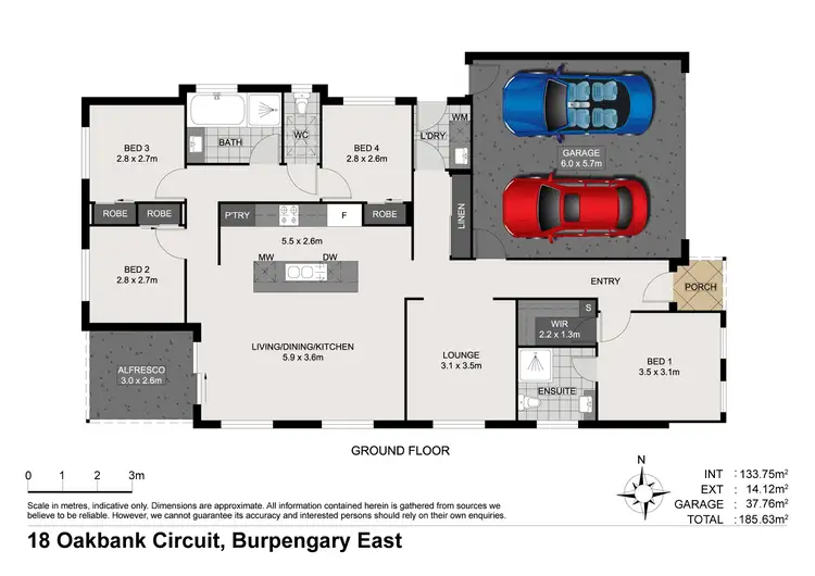 Floorplan of Homely house listing, 18 Oakbank Circuit, Burpengary East QLD 4505