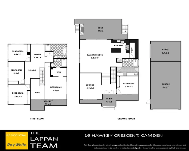 Floorplan of Homely house listing, 16 Hawkey Crescent, Camden NSW 2570
