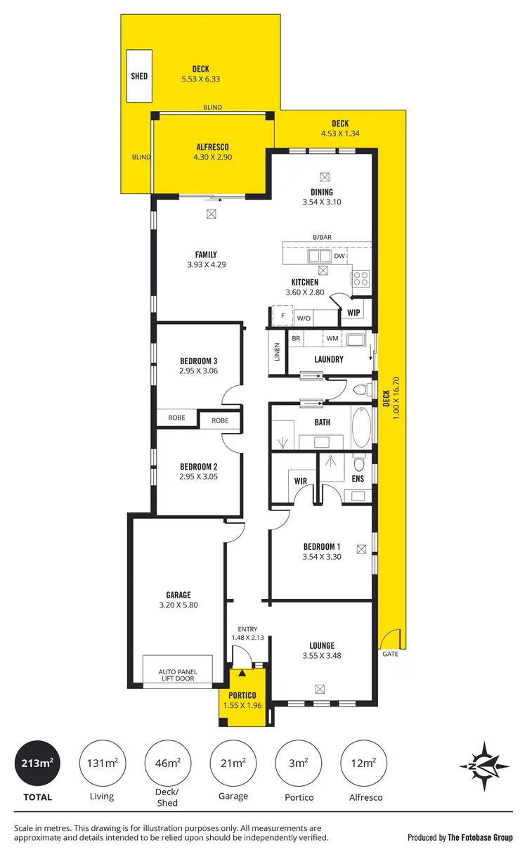 Floorplan of Homely house listing, 59 Prow Drive, Seaford Meadows SA 5169