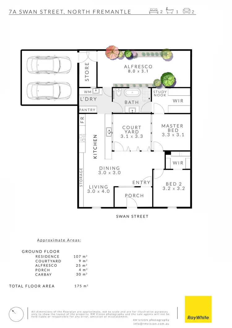 Floorplan of Homely house listing, 7A Swan Street, North Fremantle WA 6159