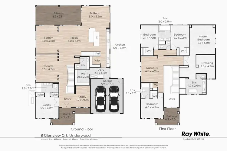 Floorplan of Homely house listing, 8 Glenview Court, Underwood QLD 4119