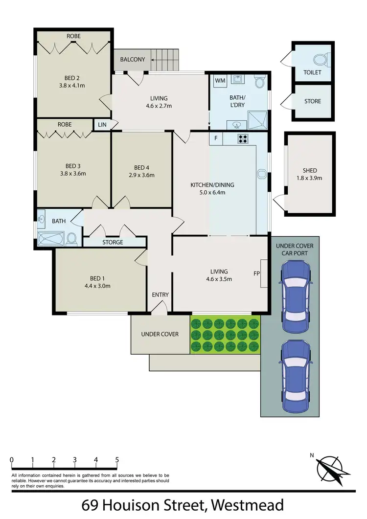 Floorplan of Homely house listing, 69 Houison Street, Westmead NSW 2145