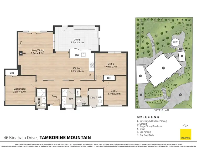 Floorplan of Homely house listing, 46 Kinabalu Drive, Tamborine Mountain QLD 4272