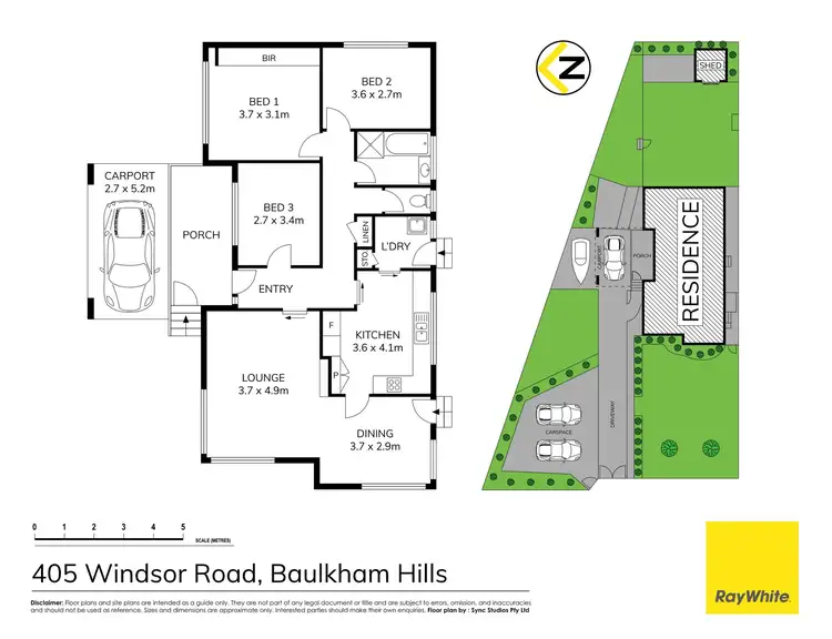 Floorplan of Homely house listing, 405 Windsor Road, Baulkham Hills NSW 2153