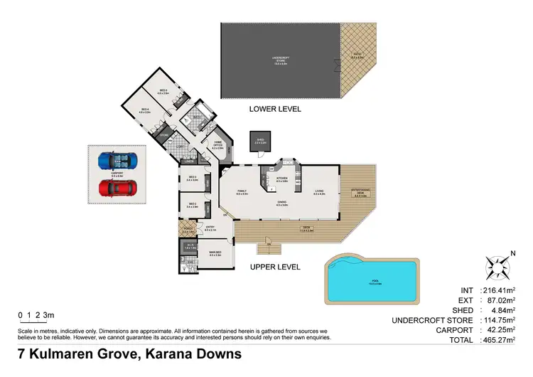 Floorplan of Homely rural property listing, 7 Kulmaren Grove, Karana Downs QLD 4306