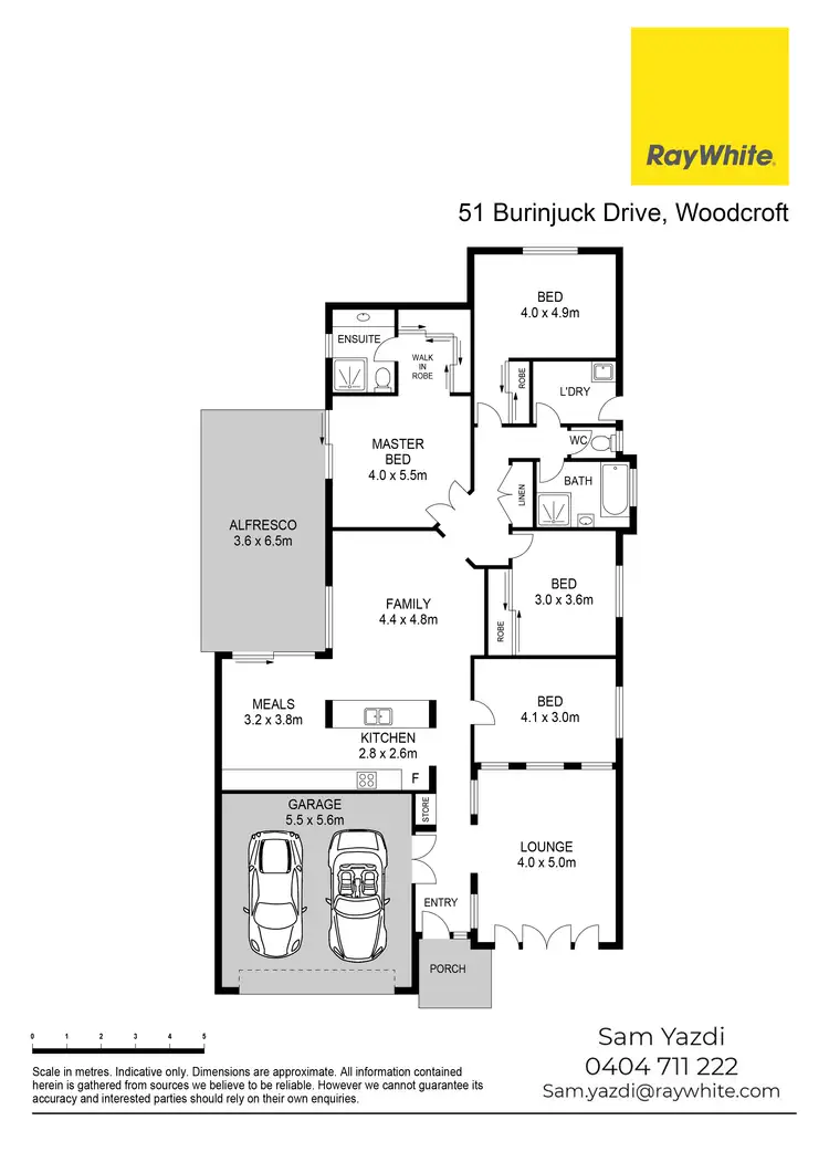 Floorplan of Homely house listing, 51 Burrinjuck Drive, Woodcroft NSW 2767