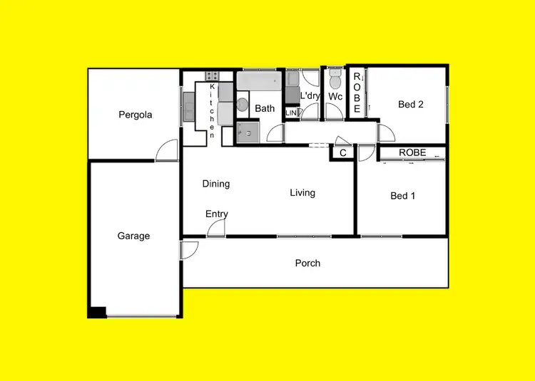 Floorplan of Homely other listing, 3/42 The Boulevard, Mildura VIC 3500