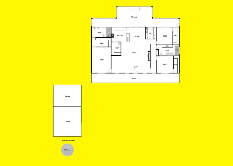 Floorplan of Homely house listing, 52 Rose Street, Yelta VIC 3505