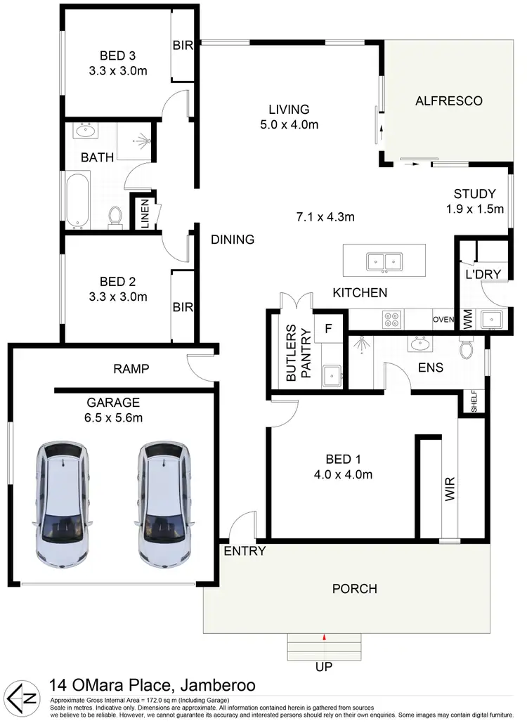 Floorplan of Homely house listing, 14 O'Mara Place, Jamberoo NSW 2533