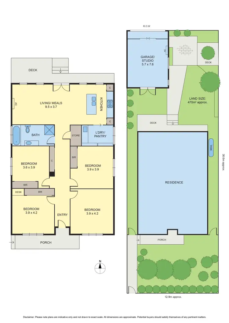 Floorplan of Homely house listing, 130 Munro Street, Coburg VIC 3058