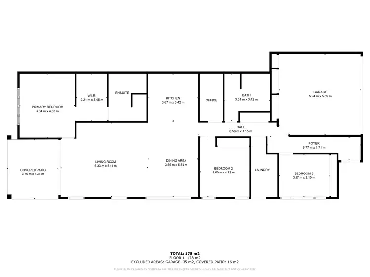 Floorplan of Homely semi-detached listing, 2/8 Pratten Street, Goondiwindi QLD 4390