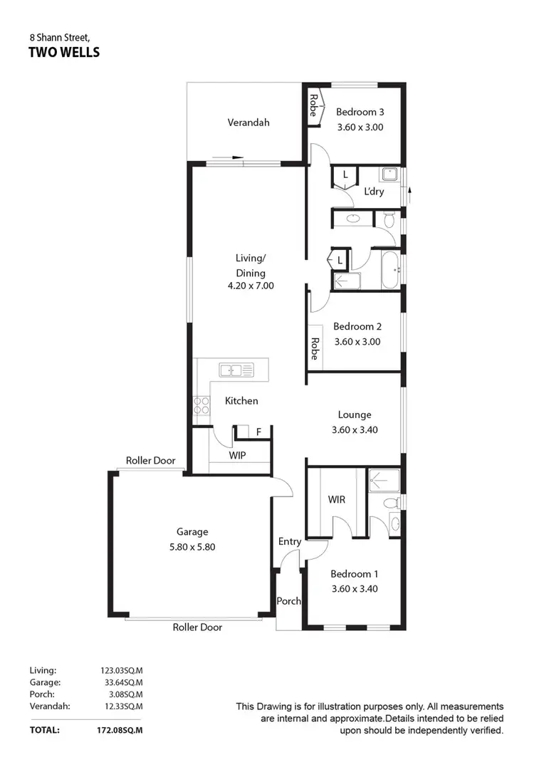 Floorplan of Homely house listing, 8 Shann Street, Two Wells SA 5501
