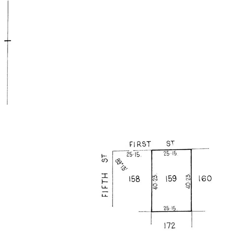 Floorplan of Homely land listing, 23 First Street, Curramulka SA 5580