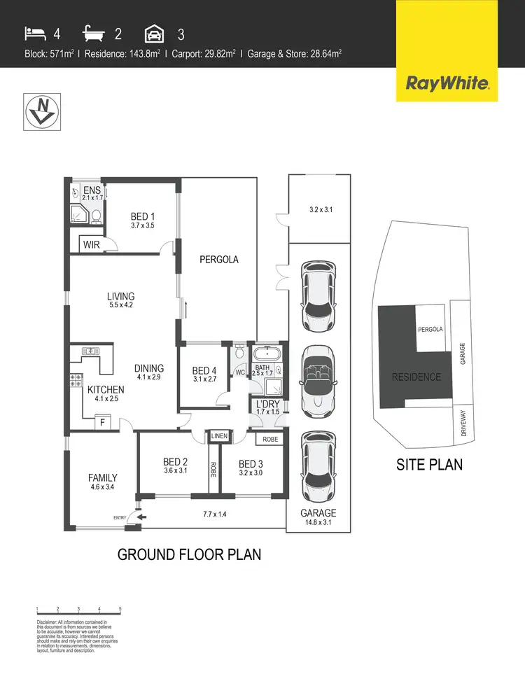 Floorplan of Homely house listing, 1 Byram Place, Florey ACT 2615