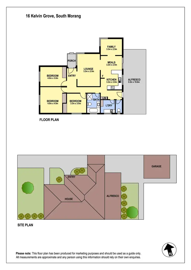 Floorplan of Homely house listing, 16 Kelvin Grove, South Morang VIC 3752