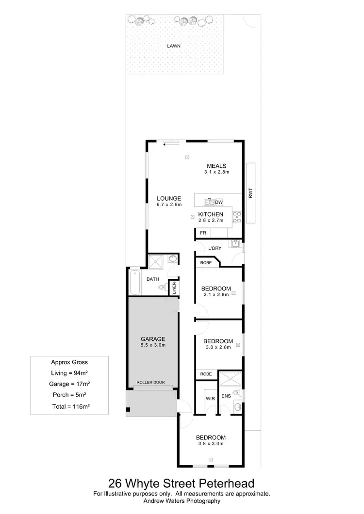 Floorplan of Homely house listing, 26 Whyte Street, Peterhead SA 5016