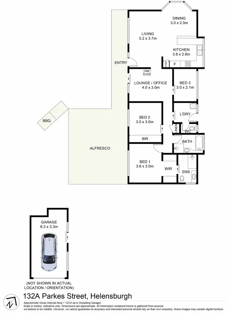 Floorplan of Homely house listing, 132A Parkes Street, Helensburgh NSW 2508