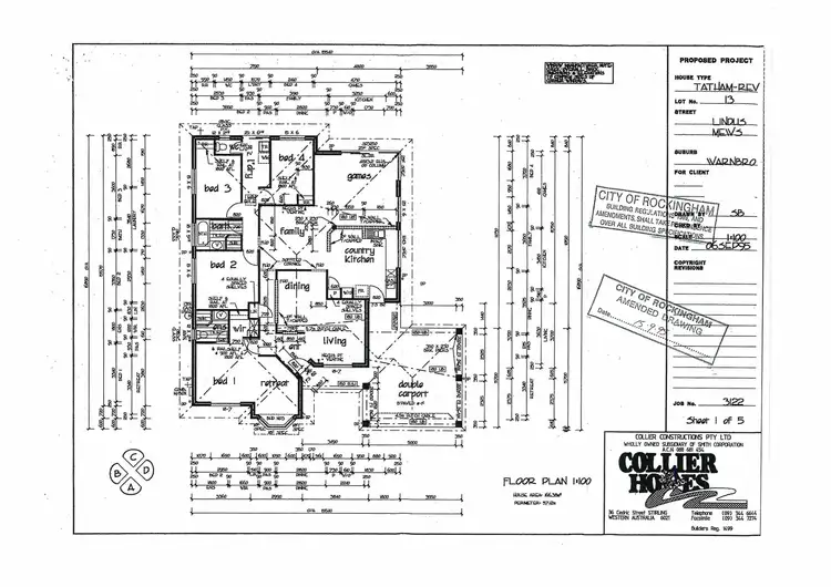 Floorplan of Homely house listing, 6 Lindus Mews, Warnbro WA 6169