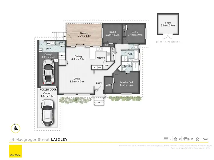 Floorplan of Homely house listing, 2/3 Macgregor Street, Laidley QLD 4341